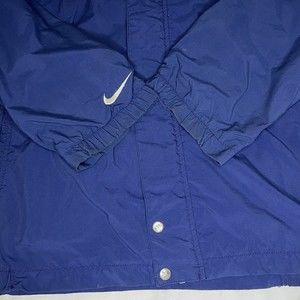 Nike Half-Zip Windbreaker, Men's XL polyester navy blue type Vintage Second Hand